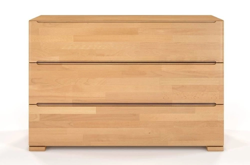 Dřevěná komoda se zásuvkami Sparta 120 cm skandinávská do obýváku a ložnice SKANDICA