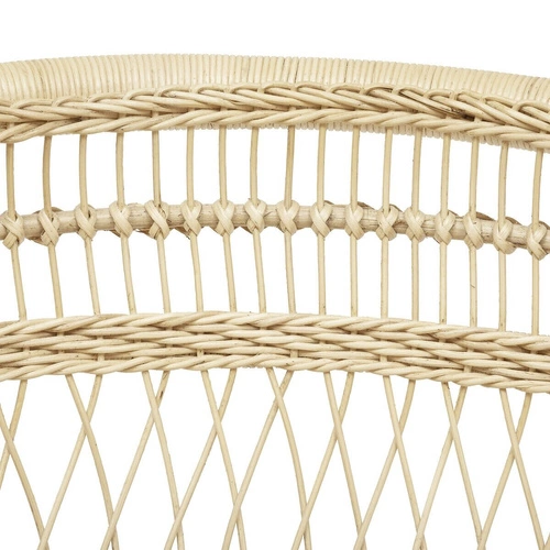 Ratanové křeslo Malevio Atmosphera do obýváku boho skandinávský s područkami přírodní