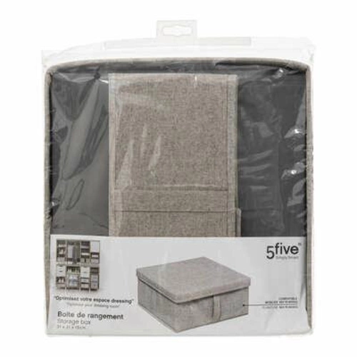 Box na knihy 31x15cm Orga béžový