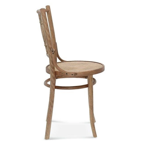 Dřevěná jídelní židle Fameg A-8145 v retro rustikálním stylu s možností personalizace