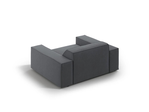 Křeslo Jodie Tmavě šedá strukturovaná tkanina