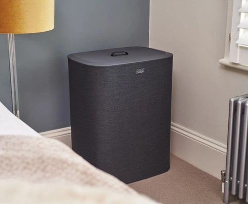 Joseph Joseph Tota moderní koš na prádlo 90 l se 2 přihrádkami do koupelny černý