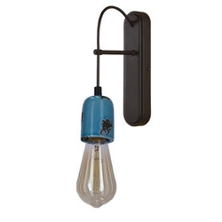 Nástěnné svítidlo Vider lampa černá 1x40W E27