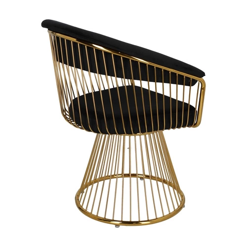 Židle Feeny Velvet černá