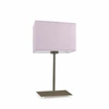 Noční lampička do ložnice AMALFI moderní s fialovým stínidlem a zlatou základnou 40 cm