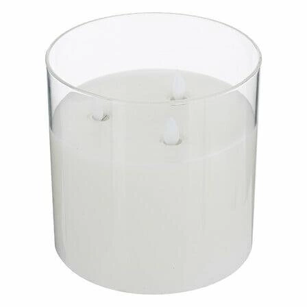 LED svíčka Sena 15 x 15 cm skleněná nádoba