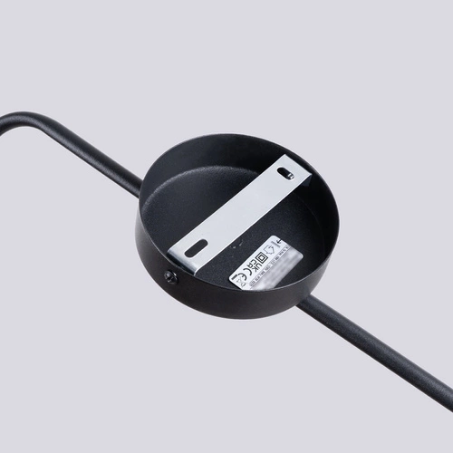 Moderní nástěnné svítidlo NOX černé kovové do ložnice a obýváku SOLLUX LIGHTING 61 cm