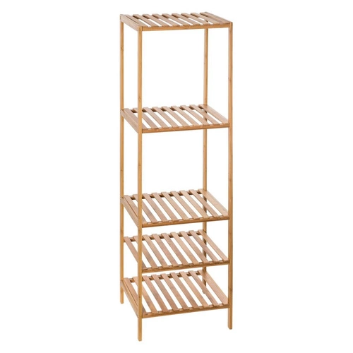 Bambusový regál 2+2 5five simply smart na knihy a hračky boho do obýváku nebo koupelny