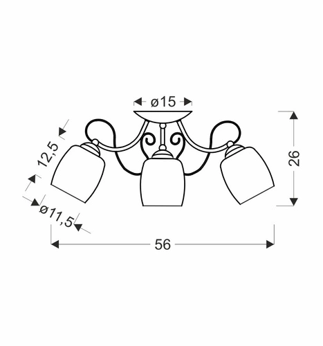 Závěsné svítidlo Amba bílé sklo 3 zdroje do obýváku a jídelny CANDELLUX