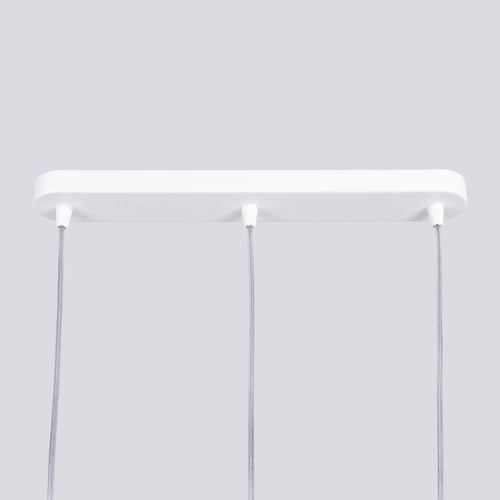 Moderní závěsné svítidlo LIRO 3L bílé kovové do obýváku a kuchyně SOLLUX LIGHTING