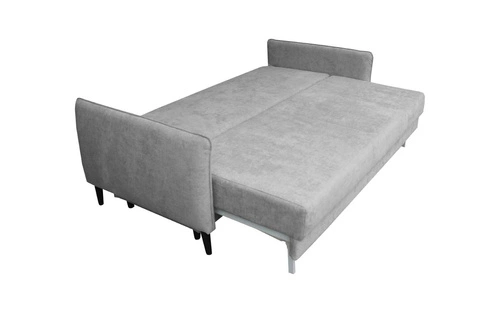 Rozkládací pohovka Lika 3místná s úložným prostorem a funkcí spaní béžová do obývacího pokoje