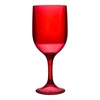 Sklenice na červené víno Intesi Sky 340 ml červená moderní z plastu do myčky