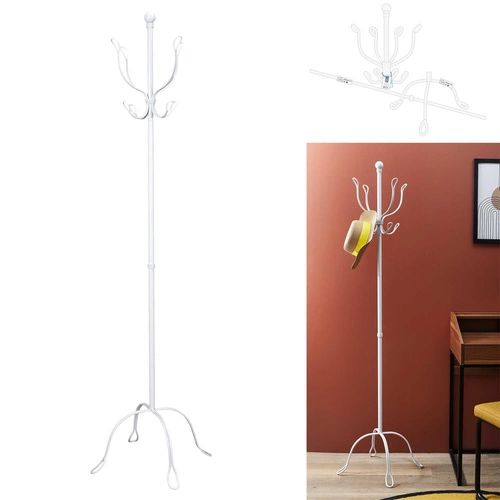 Loop Intesi bílý stojací kovový věšák do předsíně moderní na bundy
