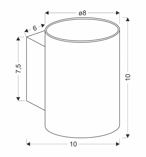 Moderní bílá nástěnná lampa Space CANDELLUX LIGHTING do obývacího pokoje ložnice jídelny hliník