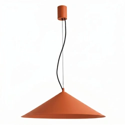 Závěsné LED svítidlo FINT do obývacího pokoje nastavitelné okrově červené 50 cm