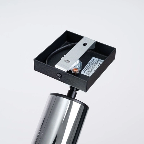 Moderní nástěnné svítidlo WINX černý chrom, nastavitelné kovové do obýváku a ložnice SOLLUX