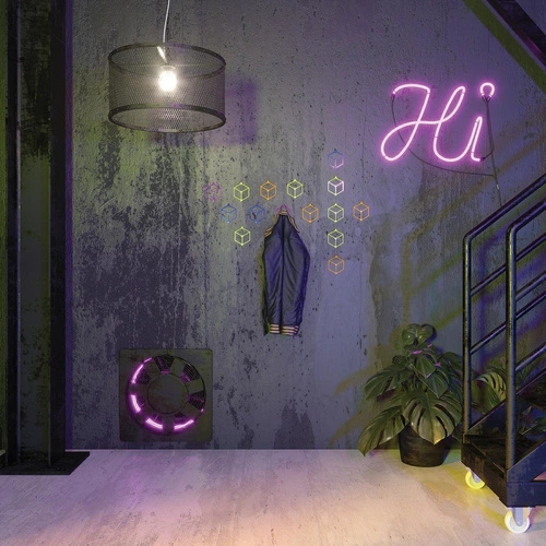 Stiga XS černý moderní kovový nástěnný věšák do předsíně nebo šatny