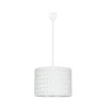 Susan 31 závěsná lampa 1x60W E27 bílá