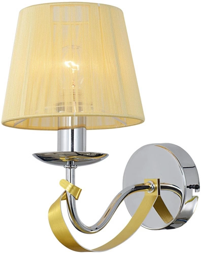 Nástěnné svítidlo Diva 1x40W E14 chrom/zlato