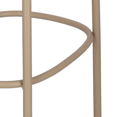 Šedá kovová barová stolička bez opěrky Trick moderní do kuchyně a na zahradu 65 cm SCAB Design