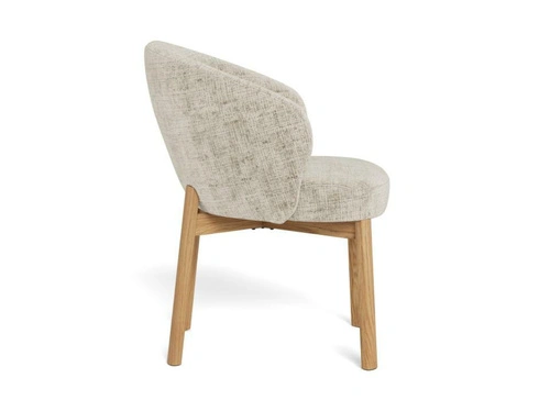 Židle Darlene béžová čalouněná skandinávská do jídelny Actona