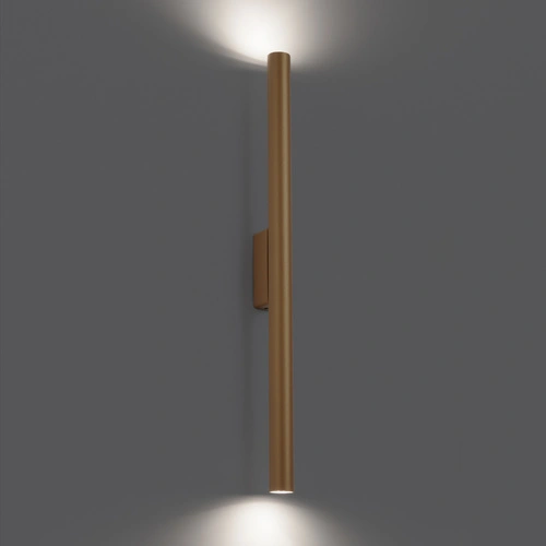 Nástěnné svítidlo zlaté moderní Pastelo 2 SOLLUX LIGHTING do obýváku a ložnice 50 cm