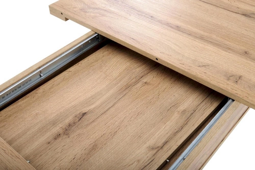 Rozkládací jídelní stůl Rand 160-200 cm moderní dub na jedné noze Intesi