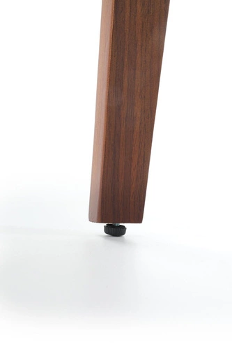 Barová židle Analis černá s opěrkou a područkami do kuchyně loftová ořechová 63 cm Intesi