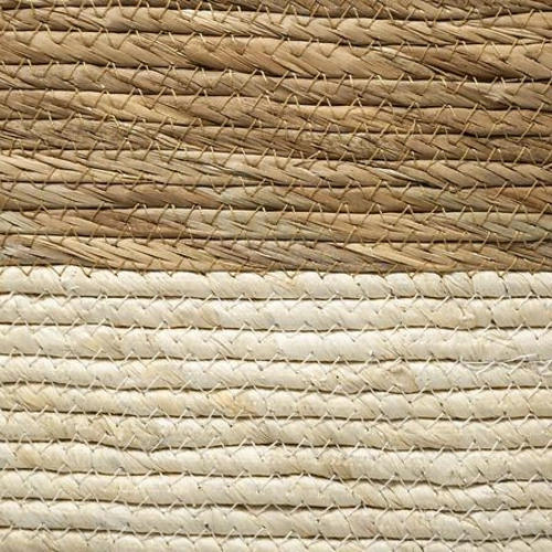 Dekorační úložný koš boho 5five simply smart přírodní 15x31 cm