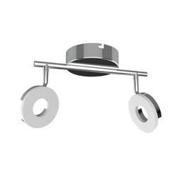 Moderní stropní LED lampa Thema chrom nastavitelná do obývacího pokoje a ložnice CANDELLUX