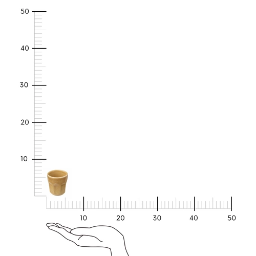 Roma šálek na espresso žlutý 80 ml