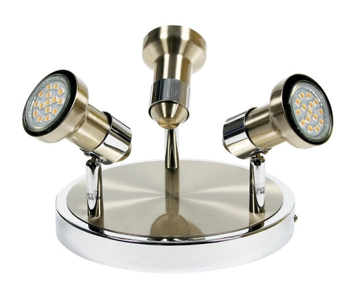Stropní svítidlo Arkon stropní svítidlo 3x50W GU10 sat nikl+chrom bez žárovek