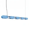 Závěsné LED svítidlo CHAIN 158 modré moderní do jídelny