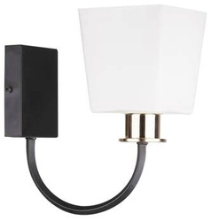 Nástěnná lampa Schubert 1x40W E27 černá/bílá