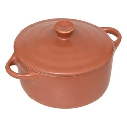Cocotte keramická 10 cm hnědá