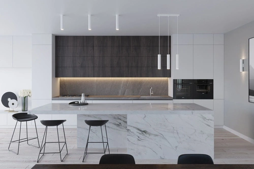 Stropní svítidlo LAGOS 2P bílá moderní do obýváku a kuchyně dvoubodové