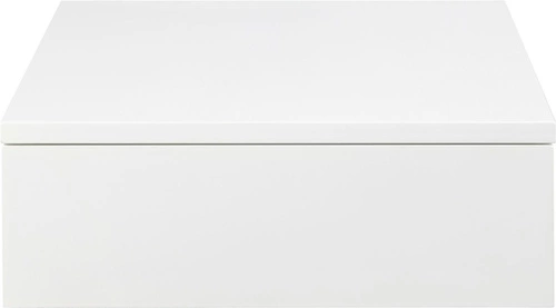 Závěsný noční stolek Avignon 37 cm bílý, 1 zásuvka, moderní styl Actona