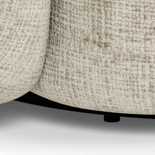 Křeslo Lodi do obýváku béžové sametové otočné moderní