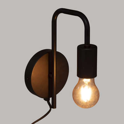 Nástěnné svítidlo Keli černé