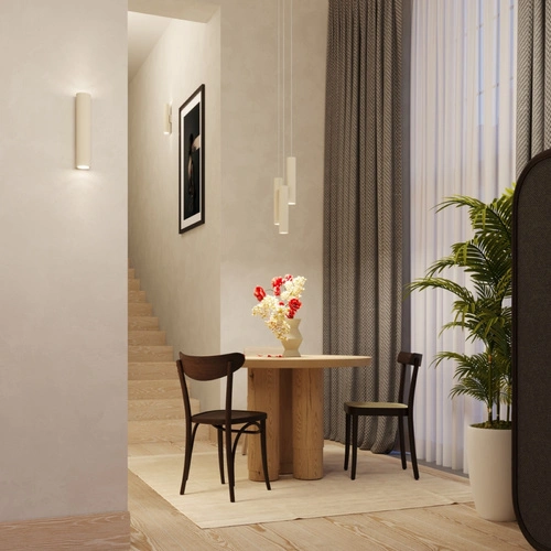 Závěsné svítidlo Lagos 2 béžové loftové s nastavitelnou výškou do obýváku a nad stůl SOLLUX LIGHTING