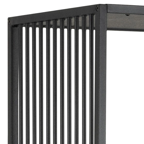 Kovová černá knihovna loftová Strington Actona 85 cm do obýváku a jídelny