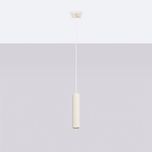 Visící lampa KARBON 1 béžová