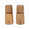 Crush Grind sada 2 dubových dřevěných mlýnků na sůl a pepř 11 cm skandinávský styl
