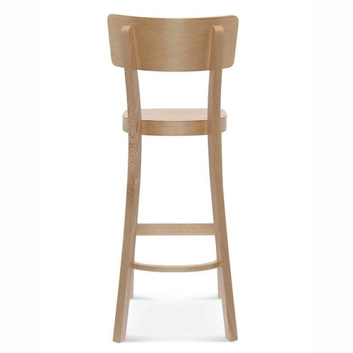 Dřevěný barový stůl s opěradlem Solid FAMEG do kuchyně a jídelny, buk, výška 75 cm, na míru