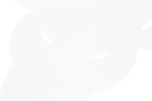 Nástěnný věšák Paroží bílý moderní kovový do předsíně na bundy Intesi