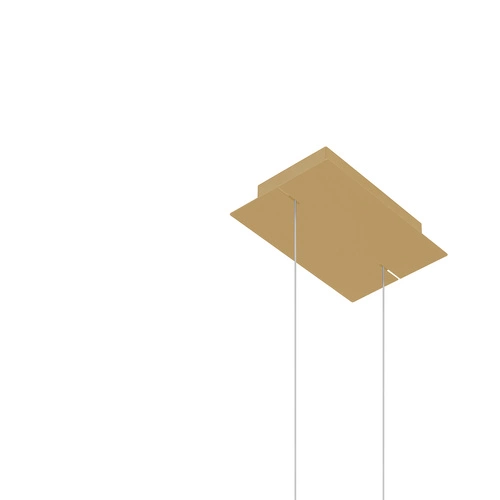 Závěsné LED svítidlo Rio 78 zlaté moderní do obýváku a nad kuchyňský ostrůvek