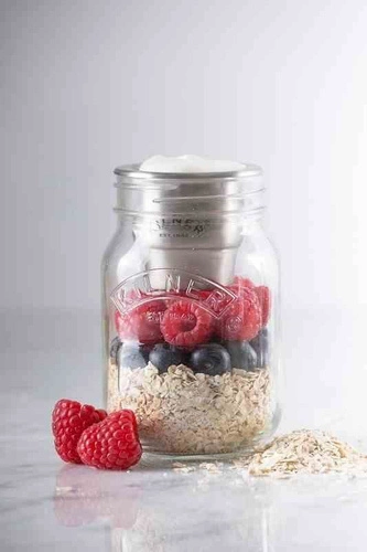 Sklenice s nádobkou 0,5l, Snack on the Go KILNER