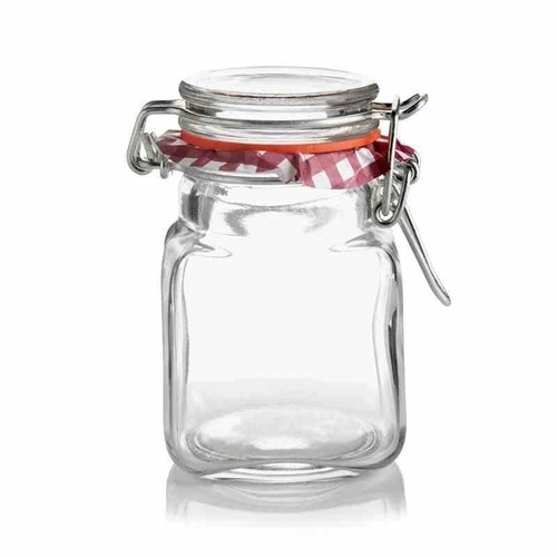 Sklenice 0,07l, Square Clip Top Jar KILNER