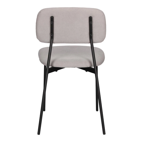 Sada 4 světle šedých židlí Esther