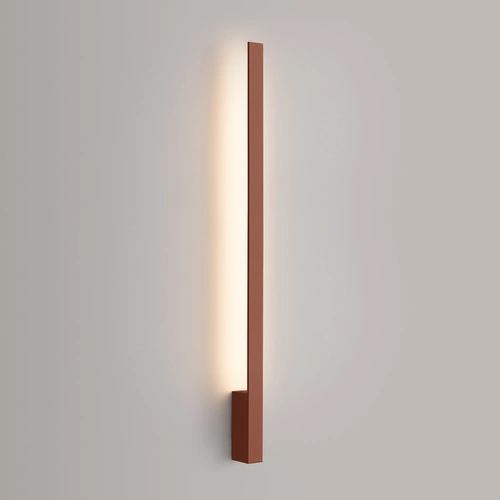 LED nástěnné svítidlo LAHTI 90 moderní červené hliníkové do obýváku a ložnice Thoro